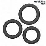 ADDICTED TOYS - LOT DE ANNEAUX EN SILICONE MODÃLE 1